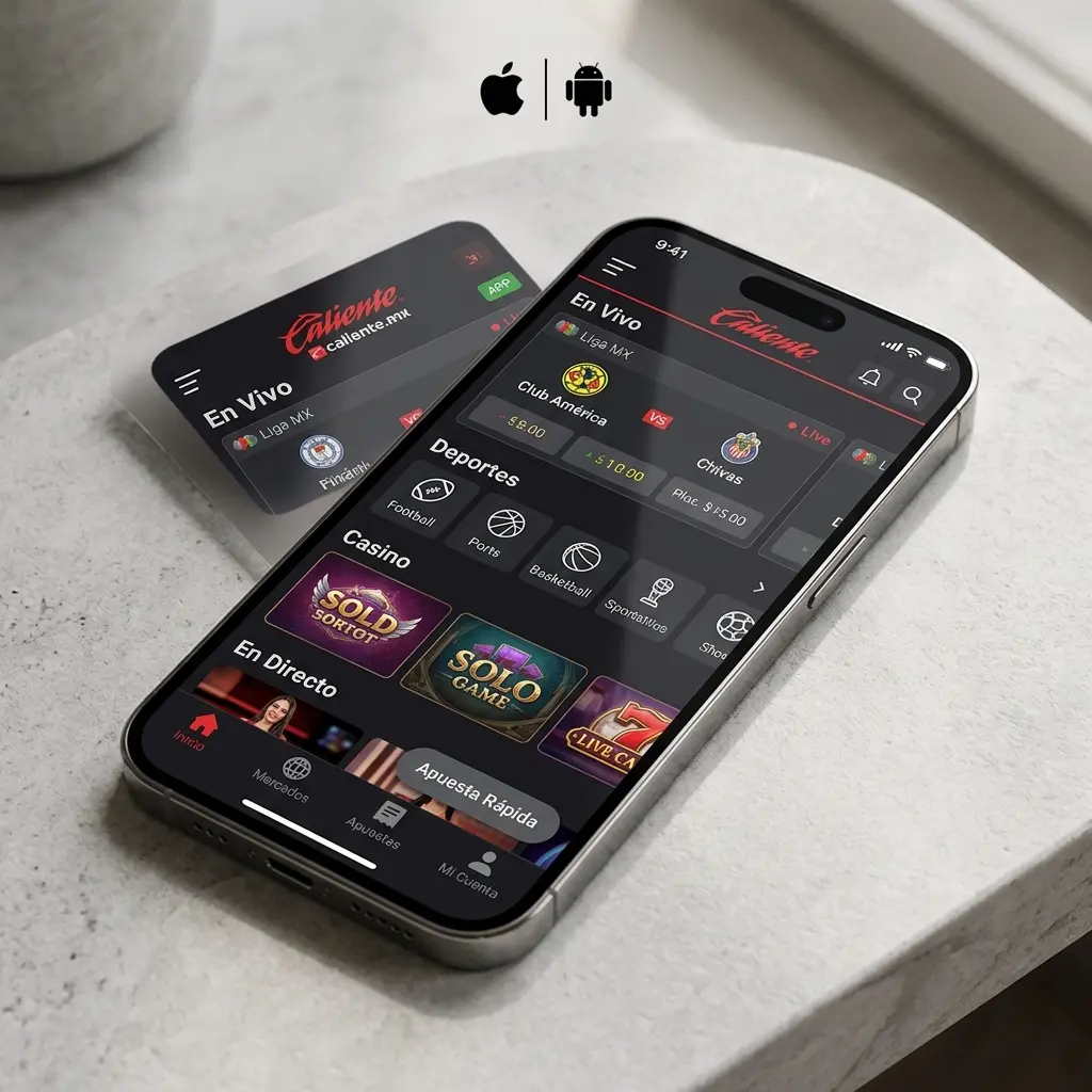 App móvil de Caliente para Android e iOS
