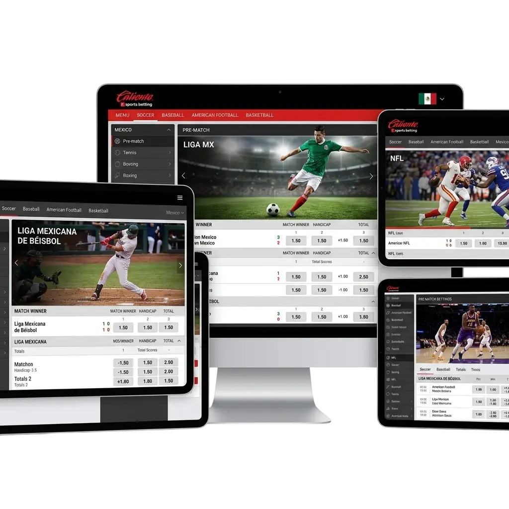 Sportsbook de Caliente con apuestas deportivas en vivo