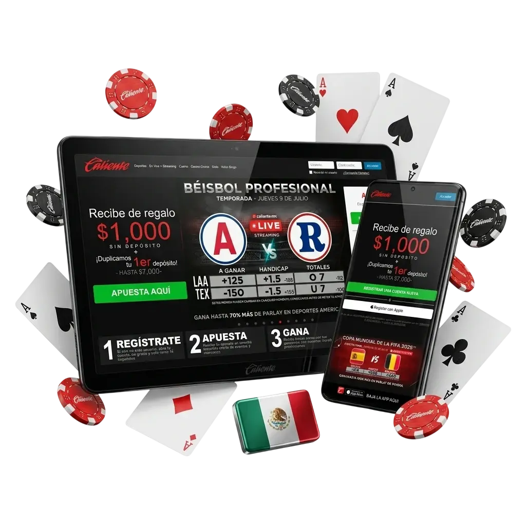 Caliente México plataforma de apuestas deportivas y casino en línea
