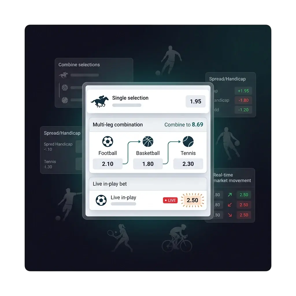 Opciones de apuesta disponibles en Caliente sportsbook