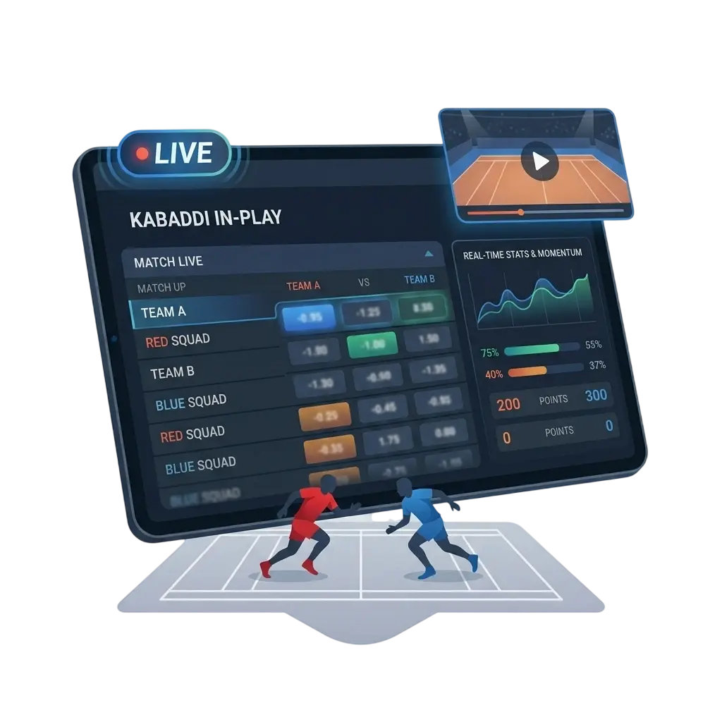 Apuestas en vivo de kabaddi en Caliente