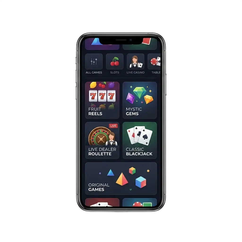 Casino móvil Caliente con tragamonedas y juegos en vivo